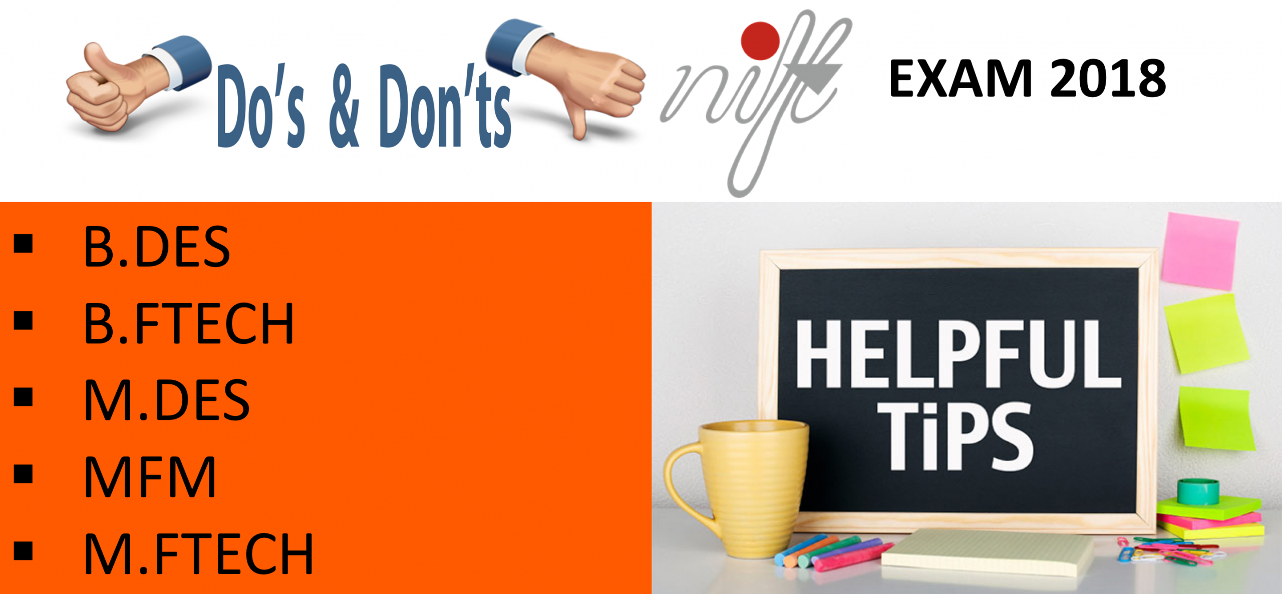 NIFT Last Minute 10 Tips and Tricks